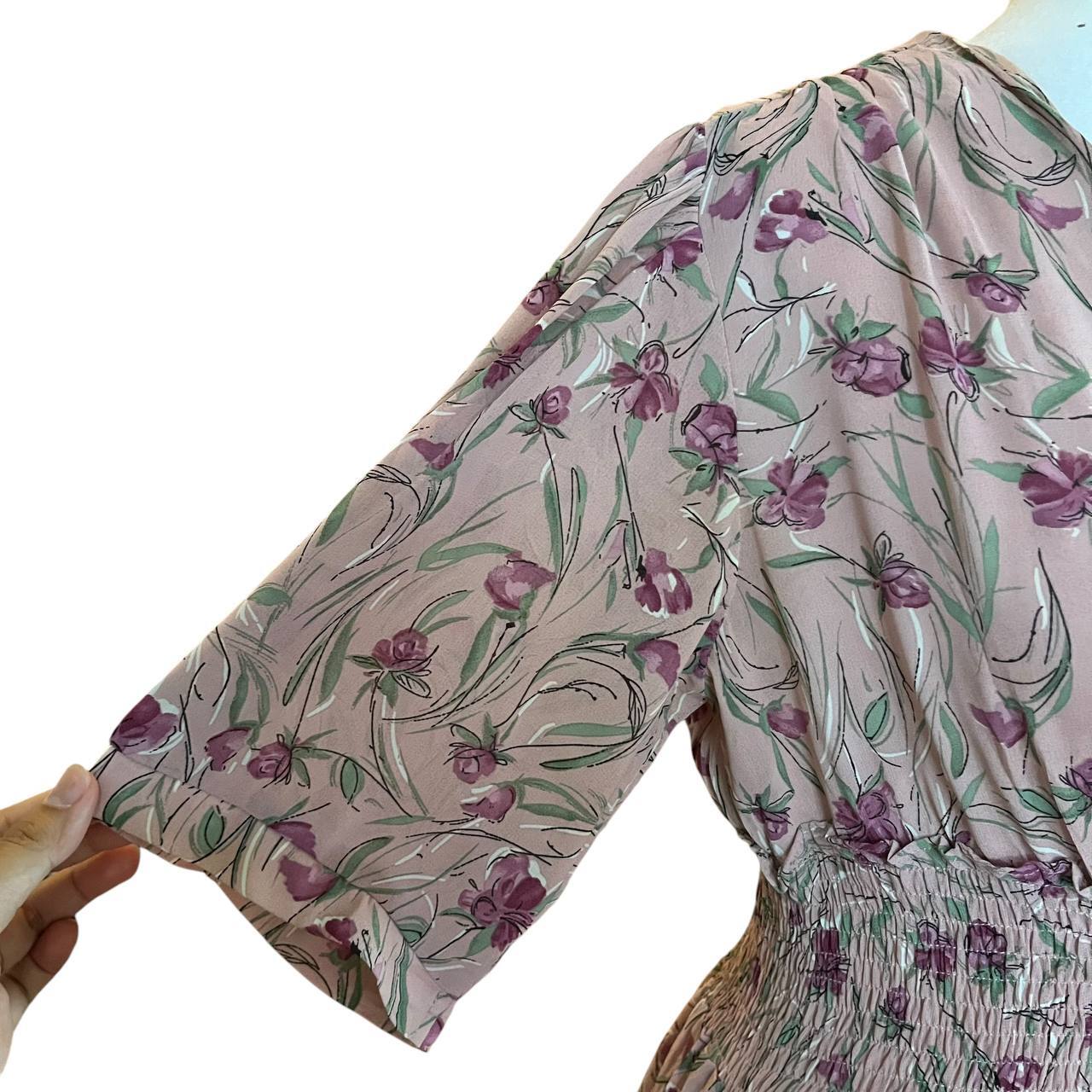 Lily Print Floral Maxi Dress