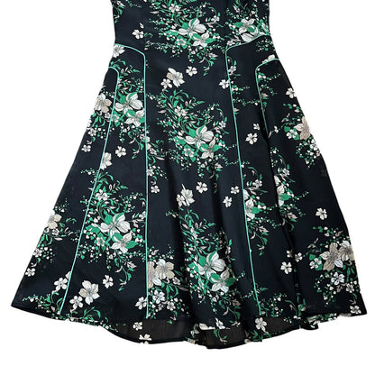vintage 1970s floral dress