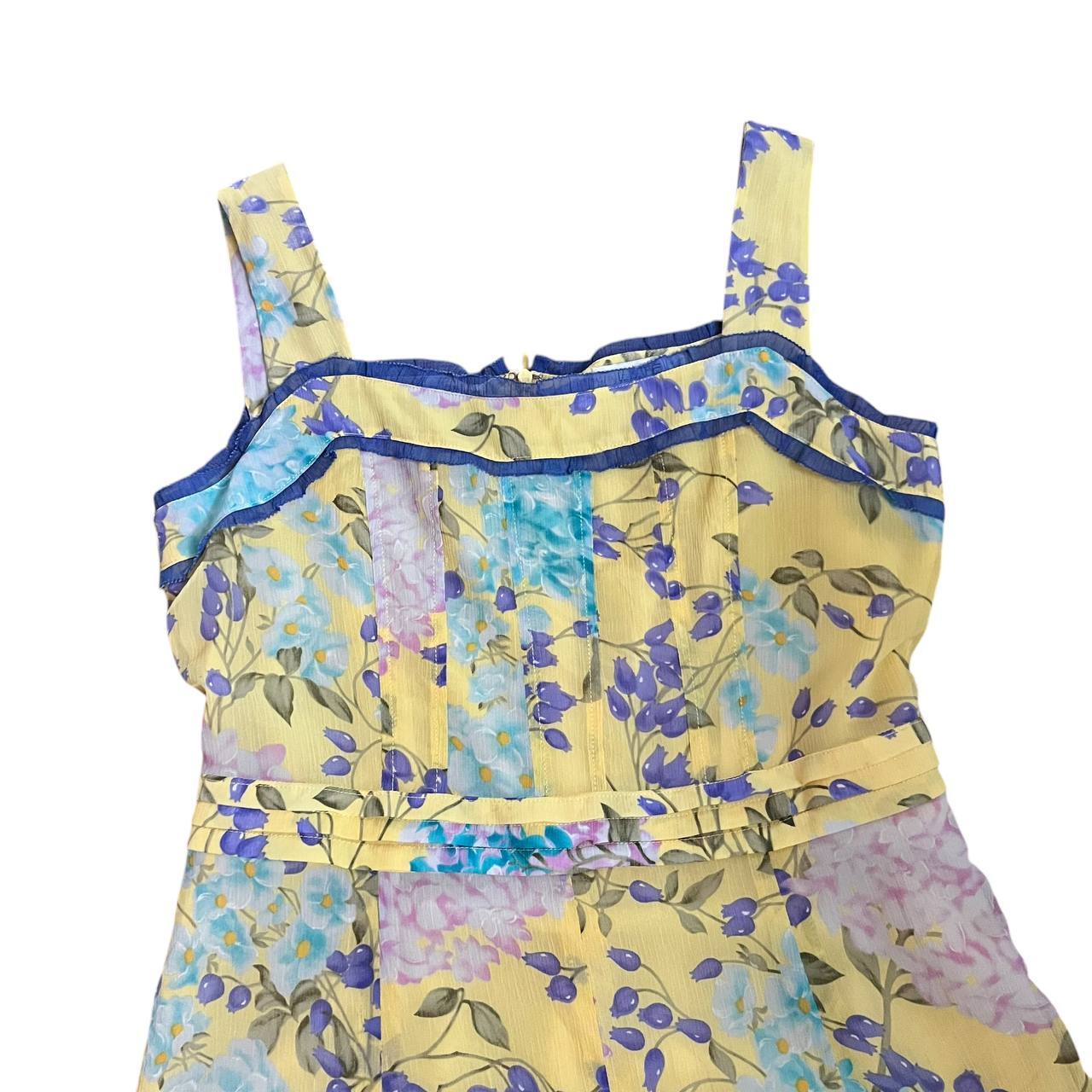 Vintage Yellow Pinafore Dress