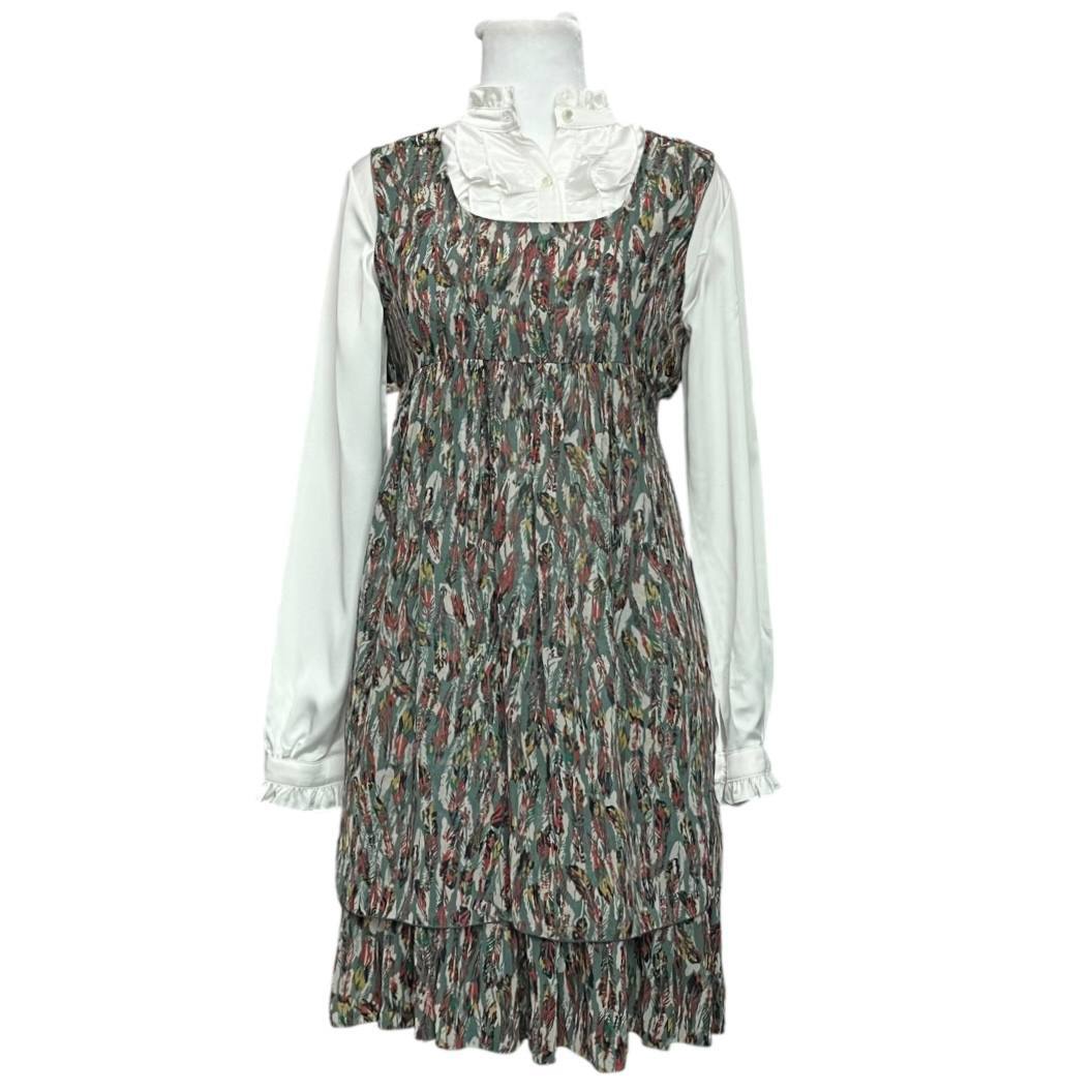 Vintage 80s Abstract Dress