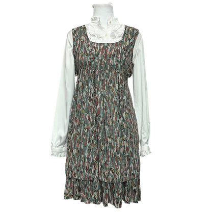 Vintage 80s Abstract Dress