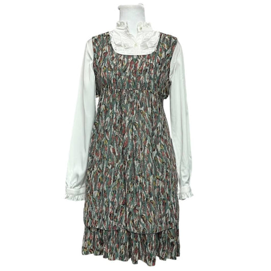Vintage 80s Abstract Dress