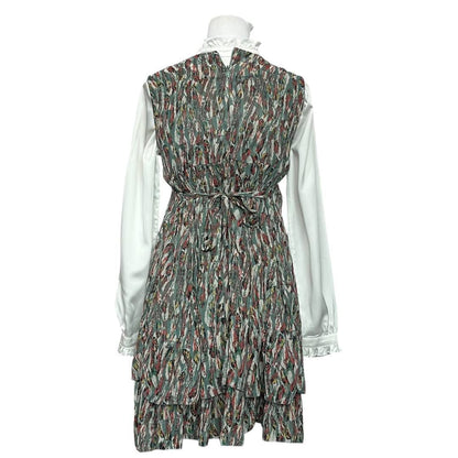 Vintage 80s Abstract Dress