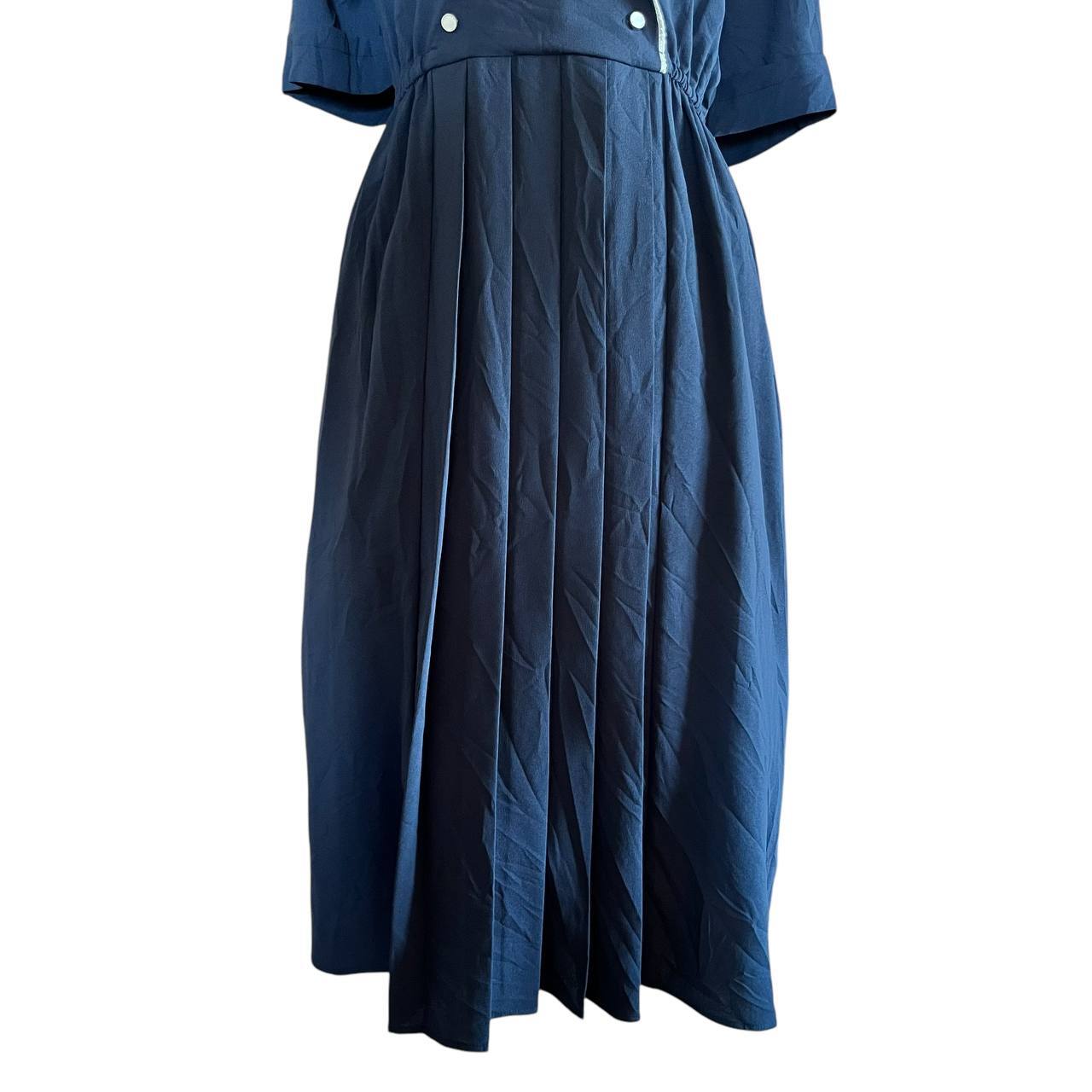 Vintage Blue White Dress