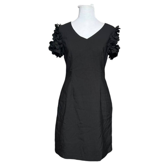 Elegant Black Ruffle Dress