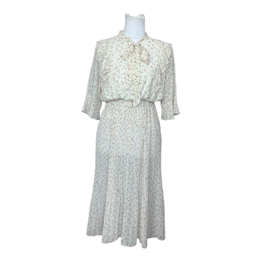 Retro Floral Print Dress