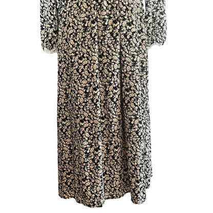 Vintage Victorian Floral Maxi Dress