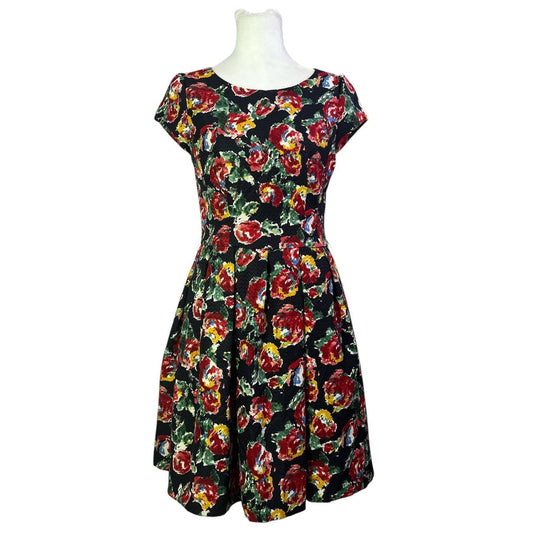 Floral Black Dress Blooms