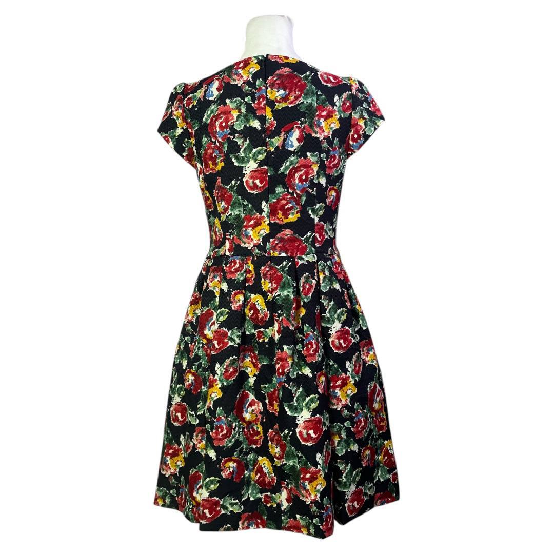 Floral Black Dress Blooms