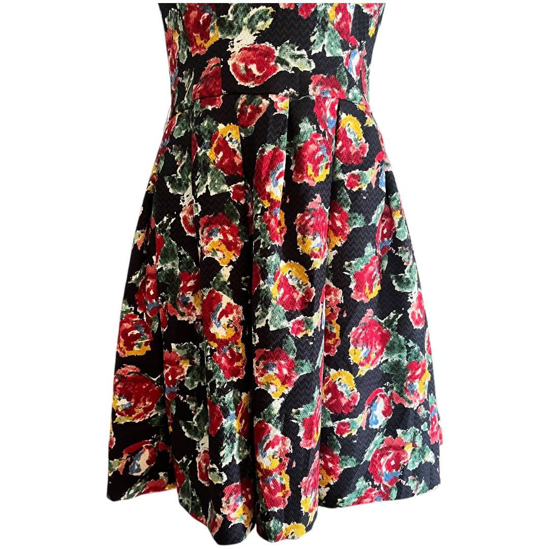 Floral Black Dress Blooms