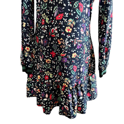 Mini Floral Flared Skirt Dress