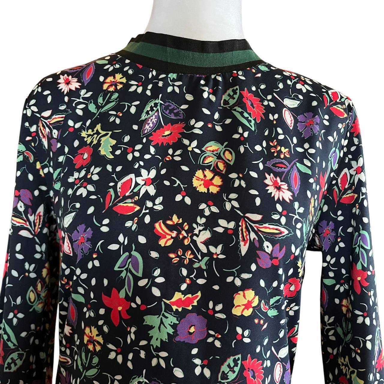 Mini Floral Flared Skirt Dress
