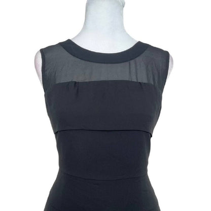 Black Sleeveless Layered Dress