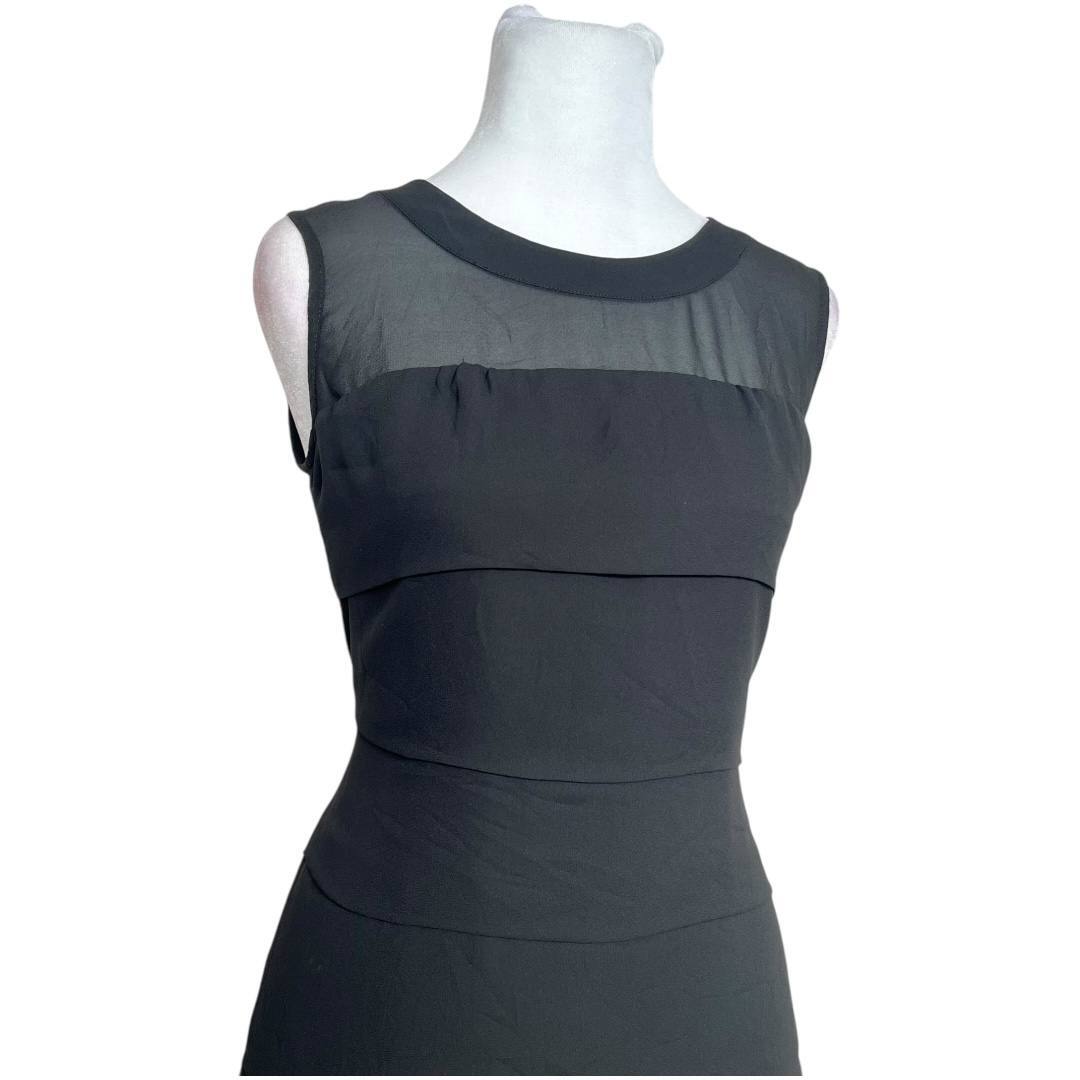 Black Sleeveless Layered Dress