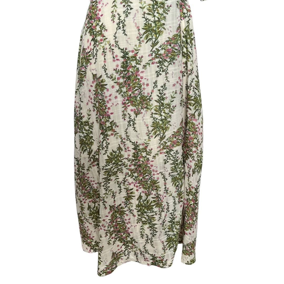Vintage Bohemian Floral Maxi Dress