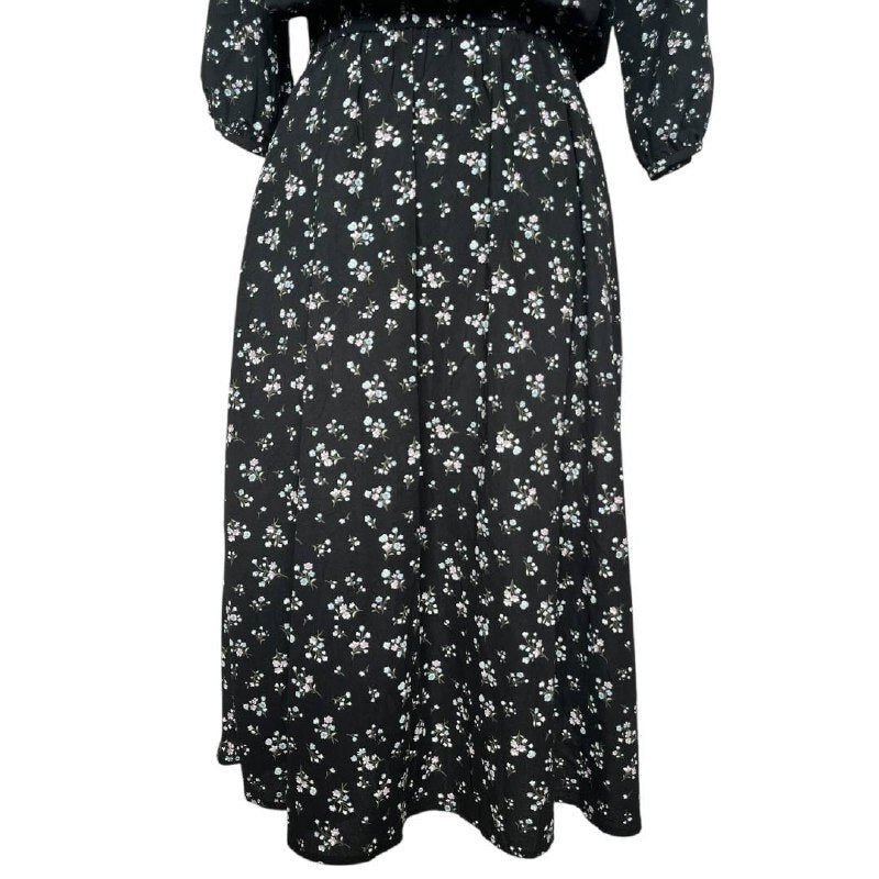Black  Print Dress