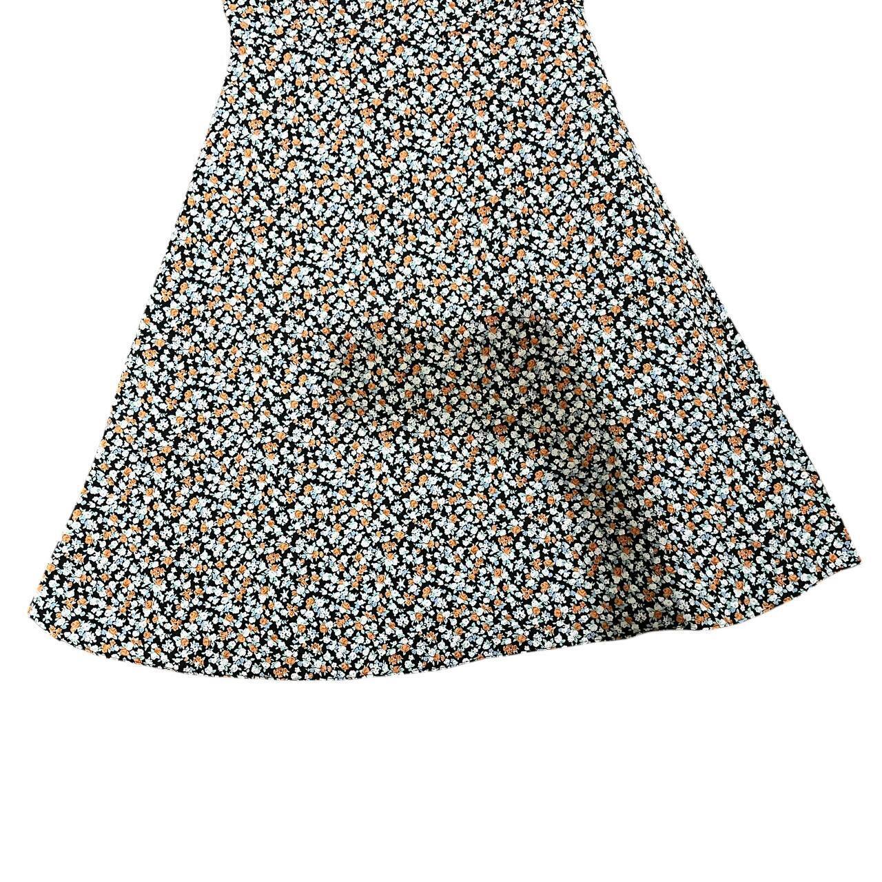 Vintage Floral Pinafore Dress