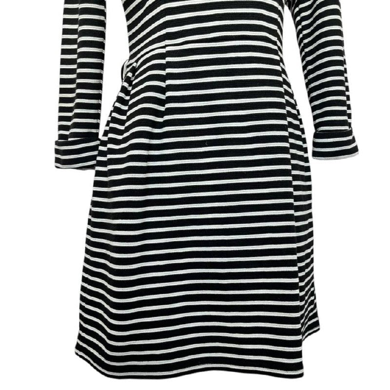 Black and white striped
