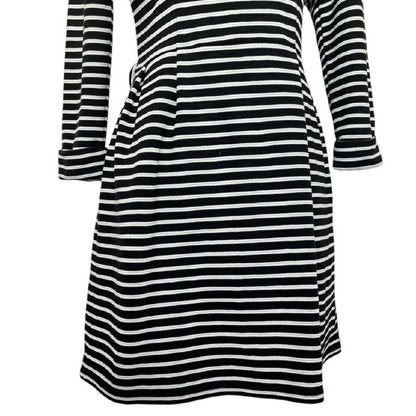Black and white striped