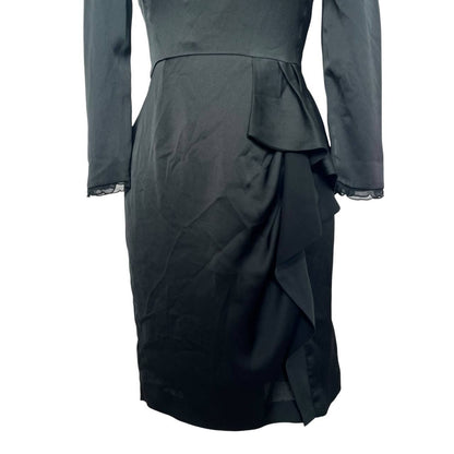 Timeless Black Ruffled Dress