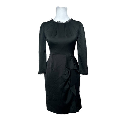 Timeless Black Ruffled Dress