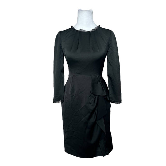 Timeless Black Ruffled Dress