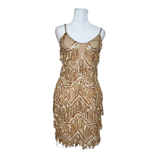 Inspired Beaded Bodycon Dress