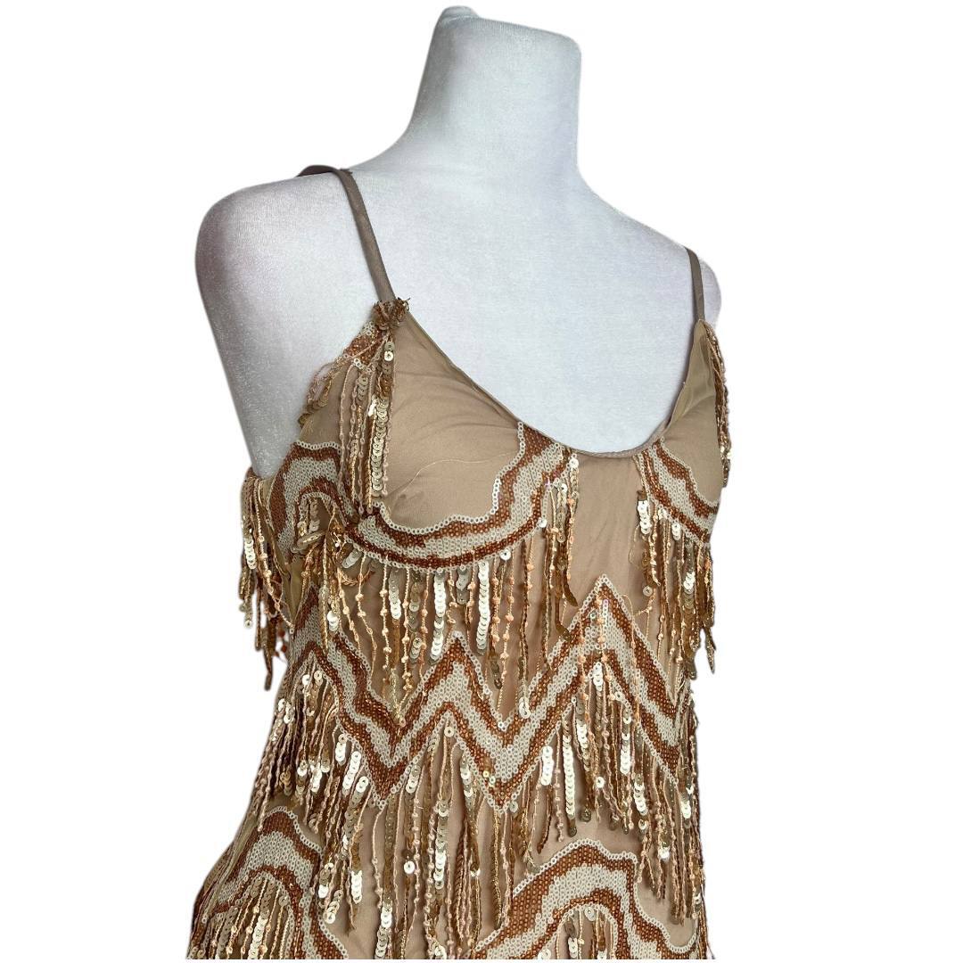 Inspired Beaded Bodycon Dress