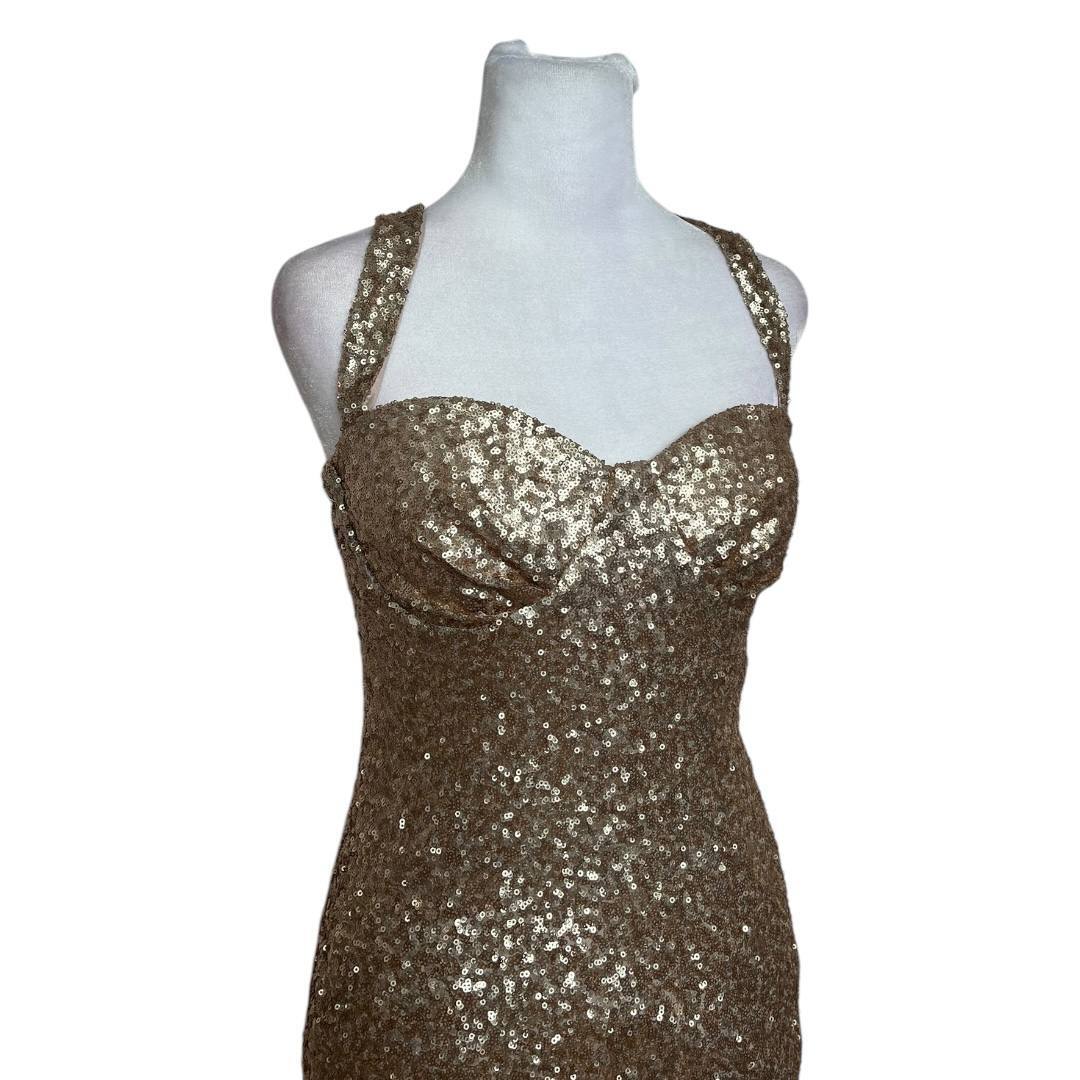 Sequin Golden Glam Bodycon