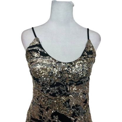 Black Bodycon Sequin Dress