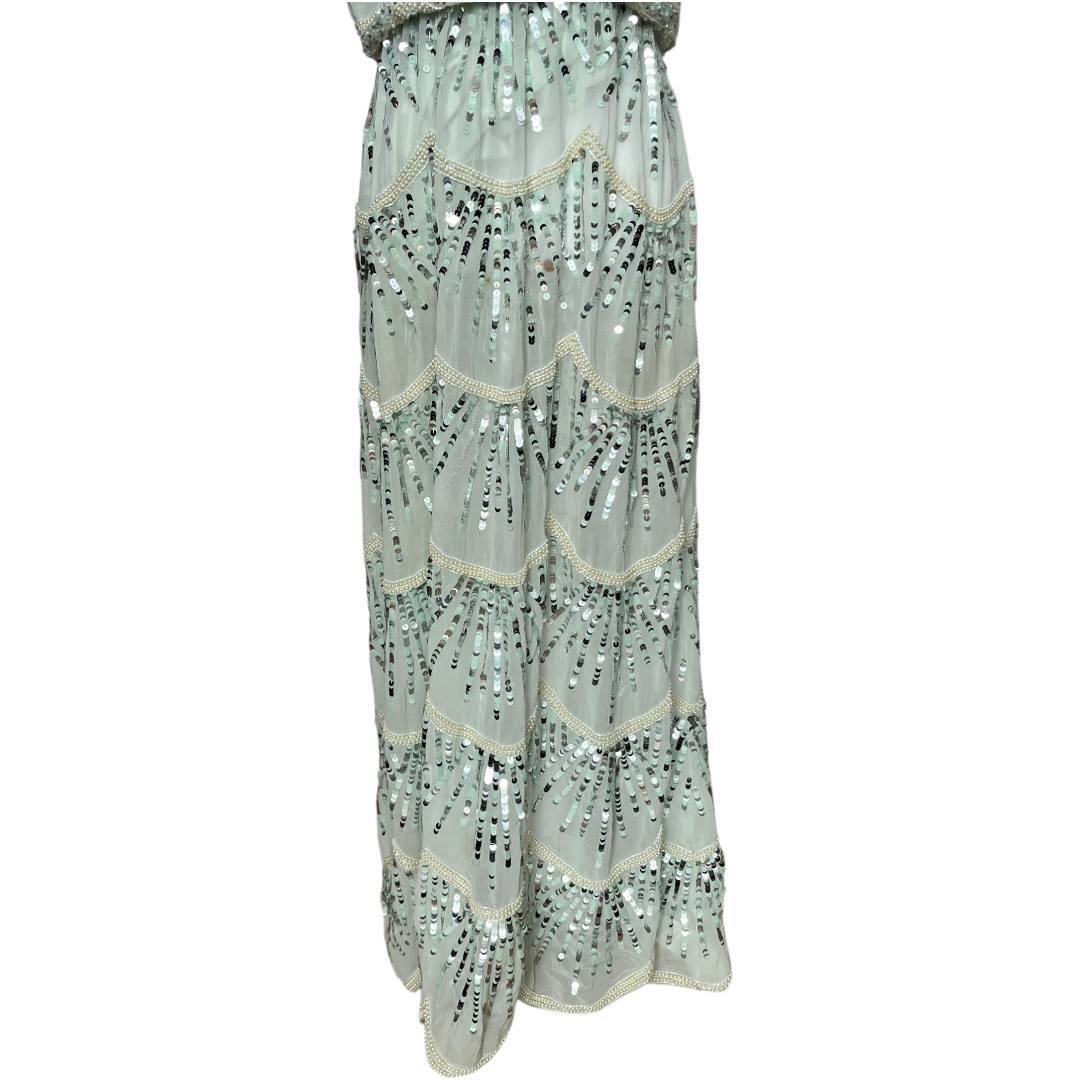 Sequin Embellished Sleeveless Dress