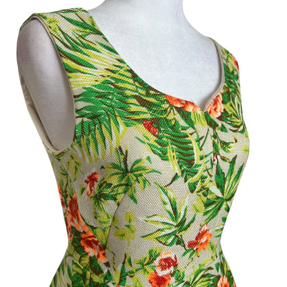 Floral Print Fit and Flare Dress