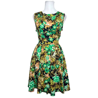 Floral Print Sleeveless Dress