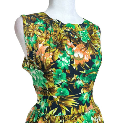 Floral Print Sleeveless Dress