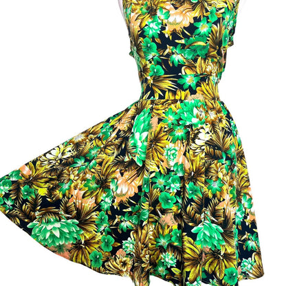 Floral Print Sleeveless Dress