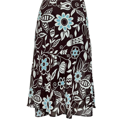 Floral Brown Maxi Dress