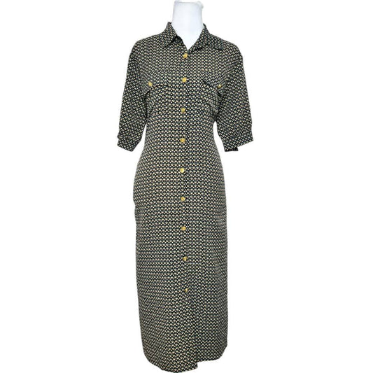 Geometric Pattern Maxi Dress
