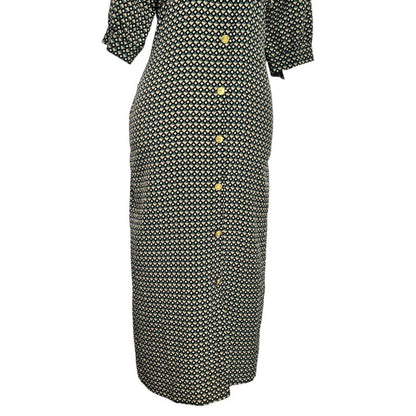 Geometric Pattern Maxi Dress