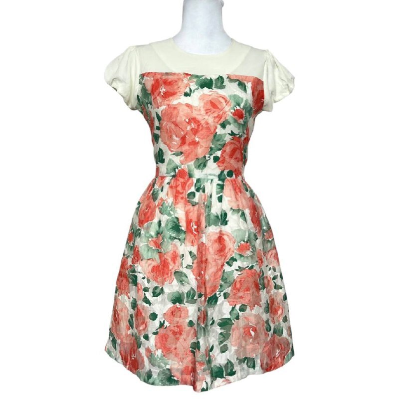 Floral Print A-Line Dress