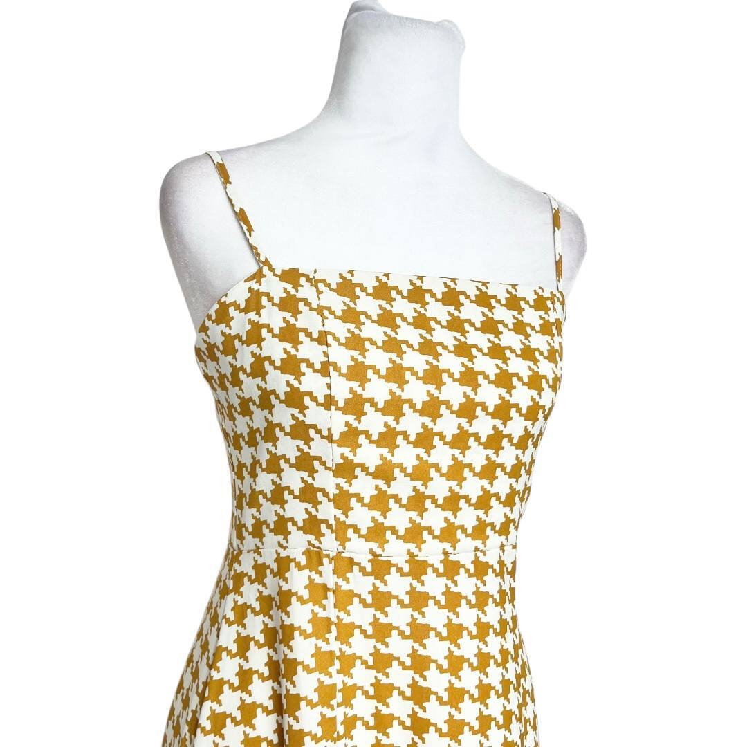 Houndstooth Midi Dress