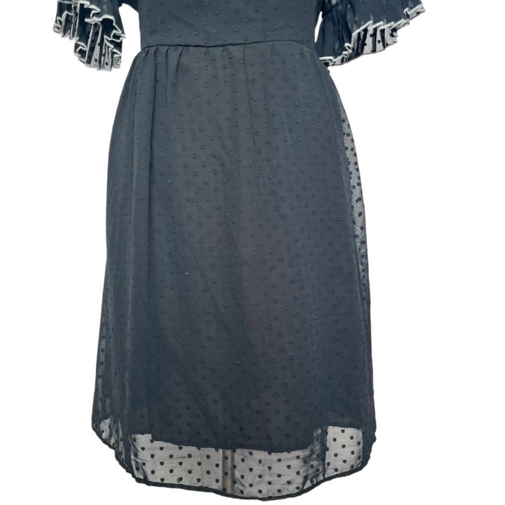 Vintage-Inspired Black Lace Dress