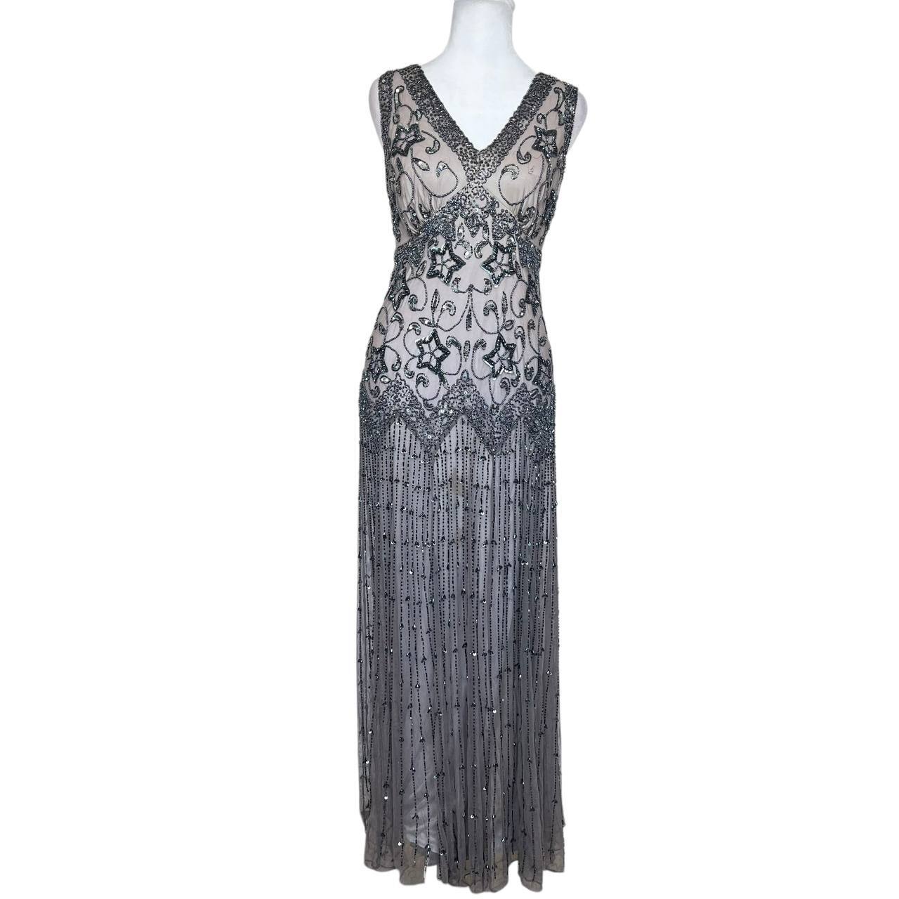 Elegant Vintage Beaded Gown