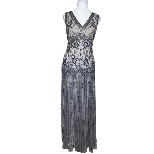 Elegant Vintage Beaded Gown