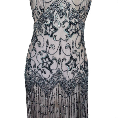 Elegant Vintage Beaded Gown