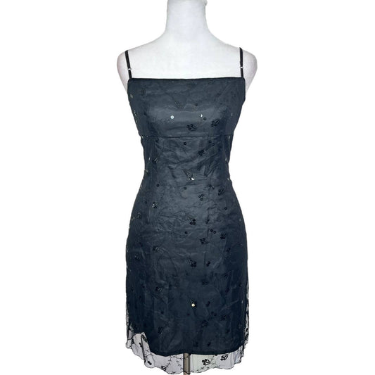 Sleeveless Sequin-Embellished Dress