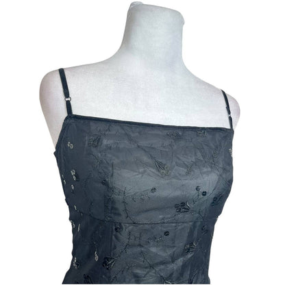 Sleeveless Sequin-Embellished Dress