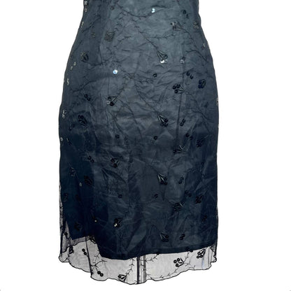 Sleeveless Sequin-Embellished Dress