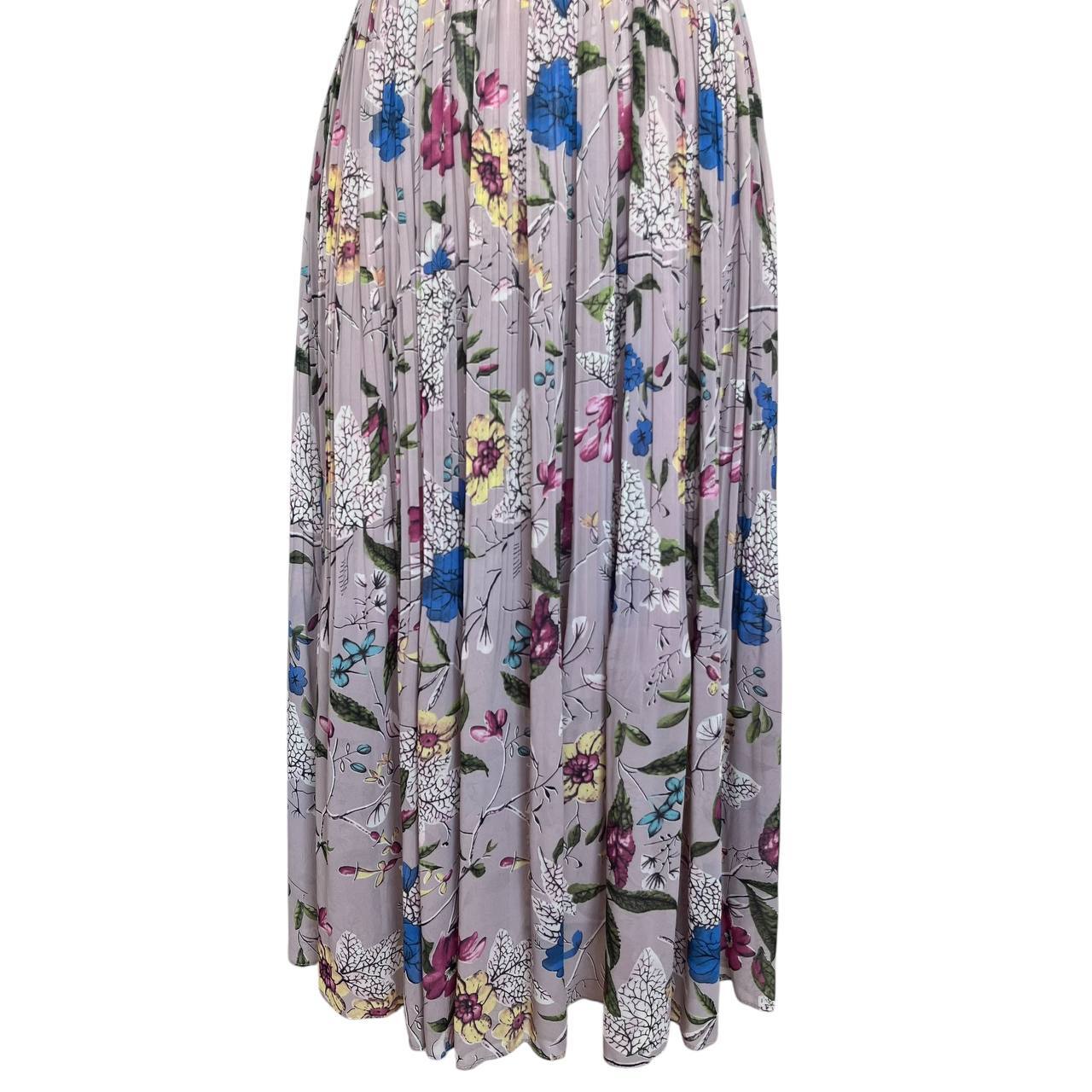 Floral Print Sleeveless Maxi Dress