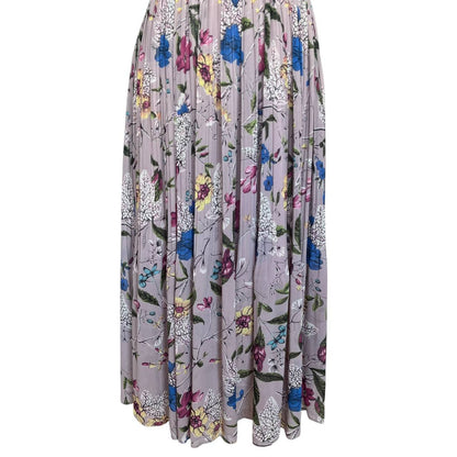 Floral Print Sleeveless Maxi Dress