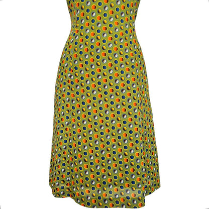 Patterned Sleeved Mini Dress